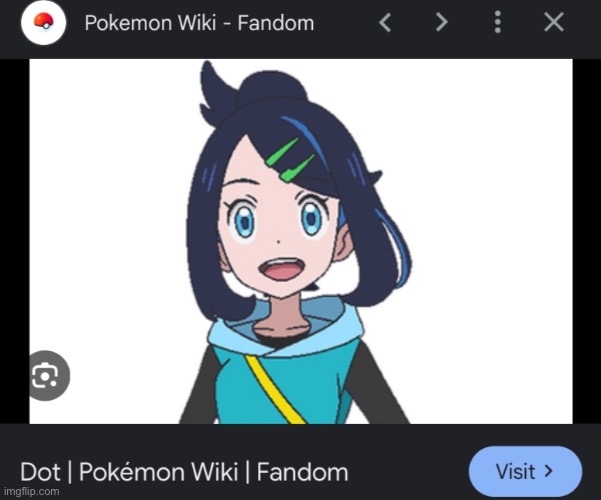 dot | image tagged in dot,pokemon horizons,chicken nuggets | made w/ Imgflip meme maker
