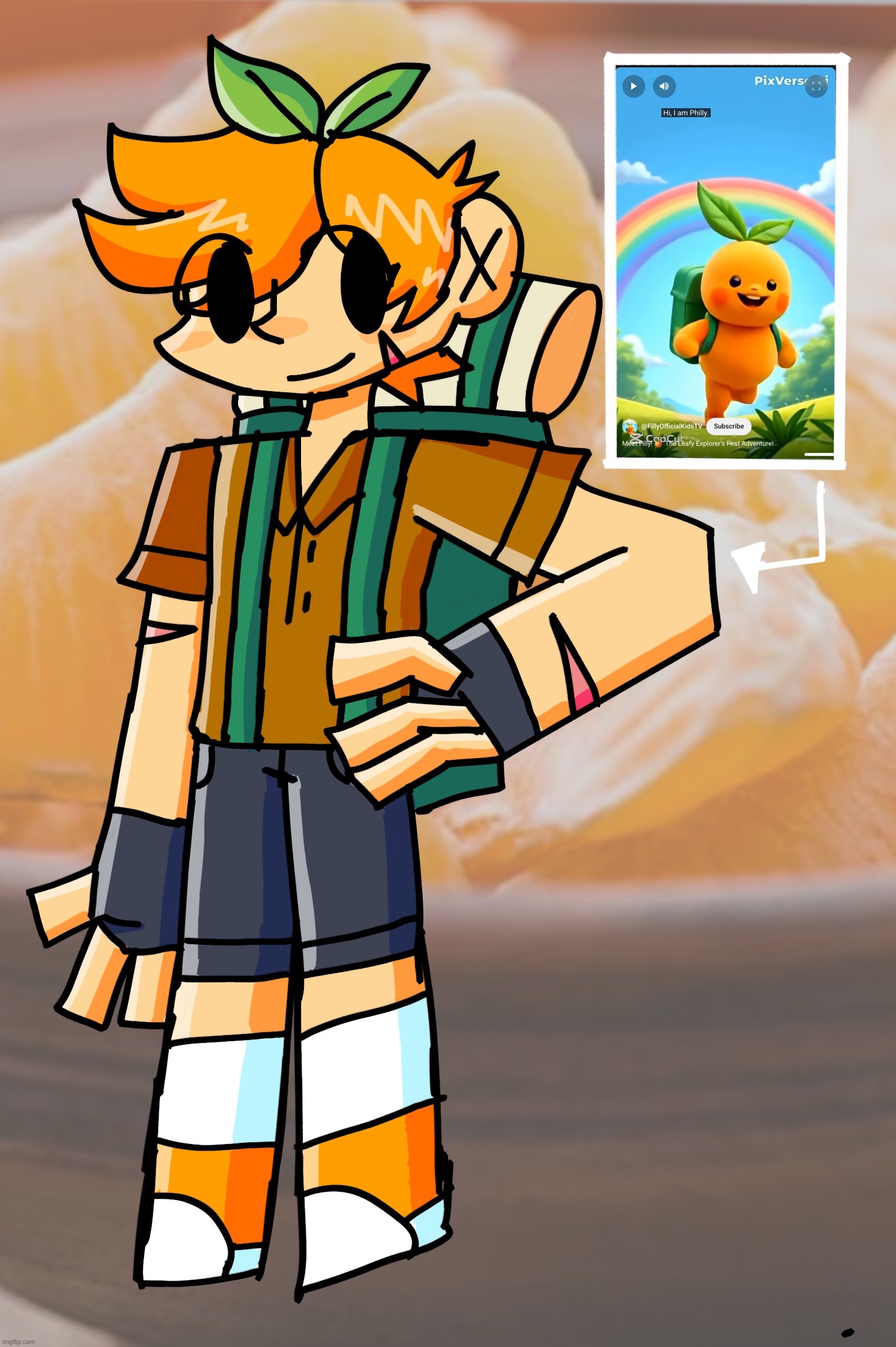 filly, a bimo clone i redrew | made w/ Imgflip meme maker