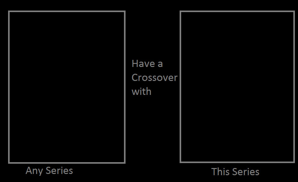 One Series Has A Crossover With Another Blank Meme Template