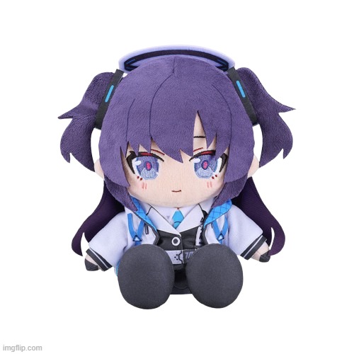 Yuuka Plushie | image tagged in yuuka plushie | made w/ Imgflip meme maker