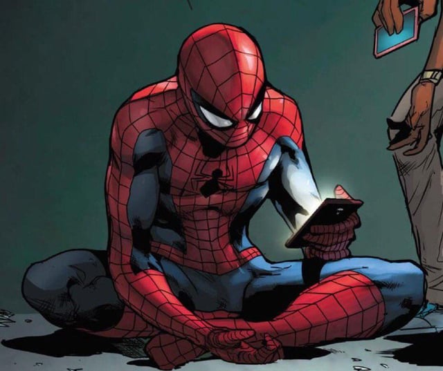 Spiderman play game Blank Meme Template