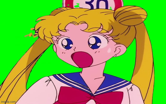 sailor moon light green meme | image tagged in light green background color,sailor moon,anime,funny memes,toei animation,dumb blonde | made w/ Imgflip meme maker