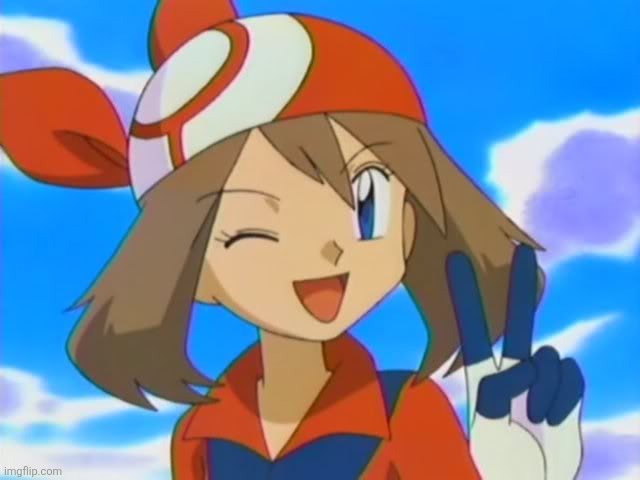 pokemon may | image tagged in pokemon may | made w/ Imgflip meme maker