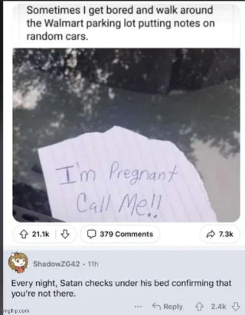 image tagged in walmart,parking lot,notes,satan,bed,monster | made w/ Imgflip meme maker