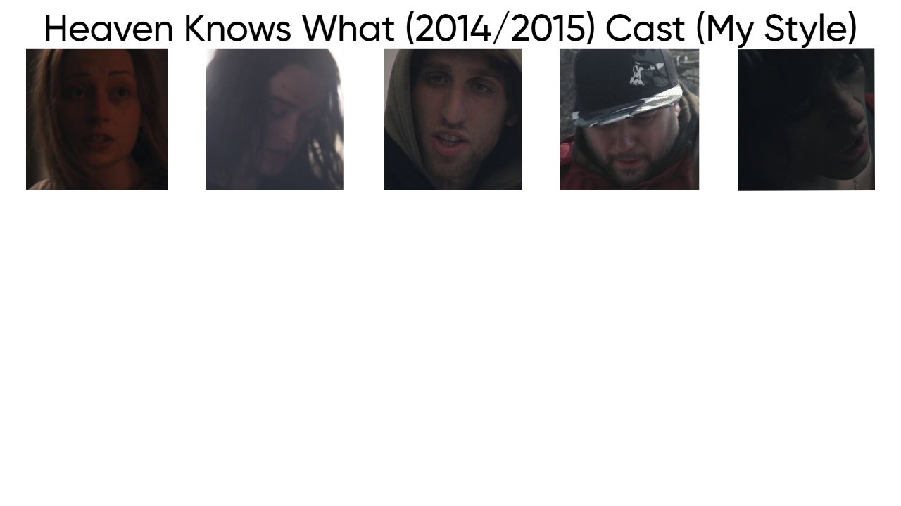 Heaven Knows What (2014/2015) Cast (My Style) Blank Meme Template