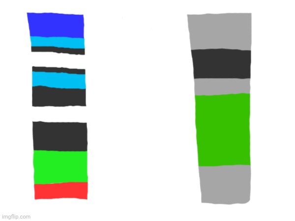 Pattern recognition of my 2 most popular OCs | made w/ Imgflip meme maker