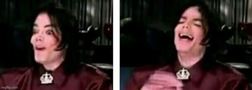 Laughing MJ Blank Meme Template