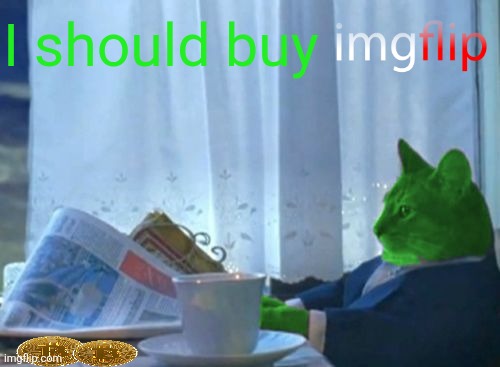 I should buy | image tagged in i should buy a boat raycat | made w/ Imgflip meme maker