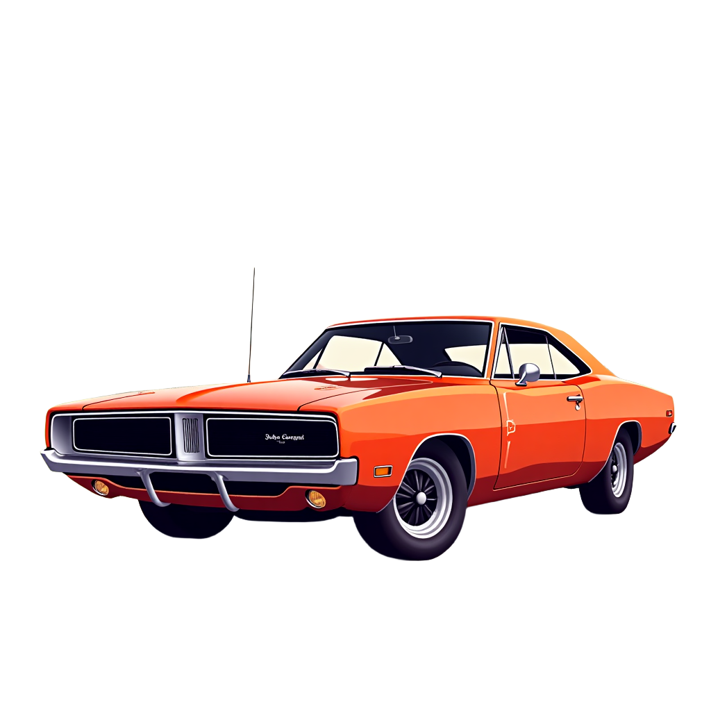 1969 Dodge Charger R/T Blank Meme Template