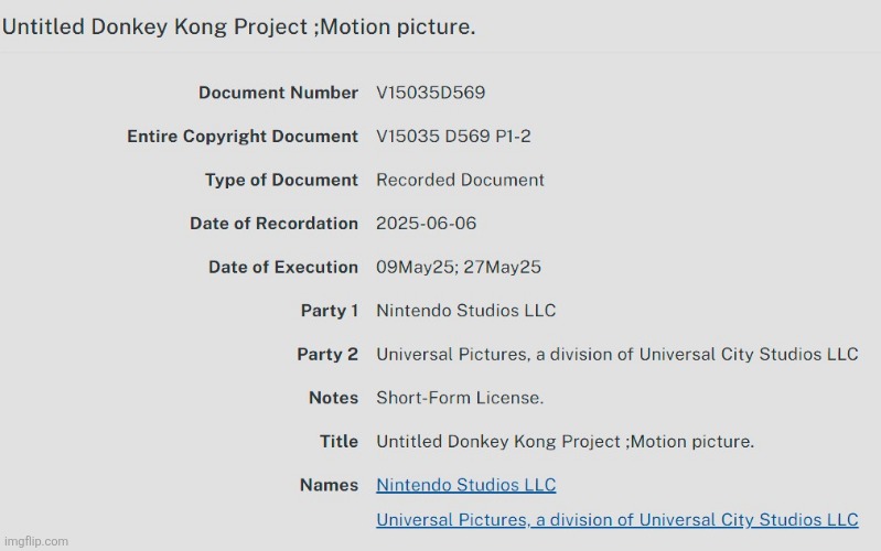 Donkey kong movie in the works.mp3 | image tagged in donkey kong | made w/ Imgflip meme maker