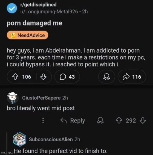 aint no way a porn addict actually admitted to being addicted to porn | made w/ Imgflip meme maker