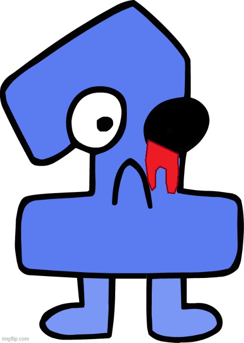 One but i gouged her eye out.mp3 | image tagged in one,bfdi,battle for dream island | made w/ Imgflip meme maker