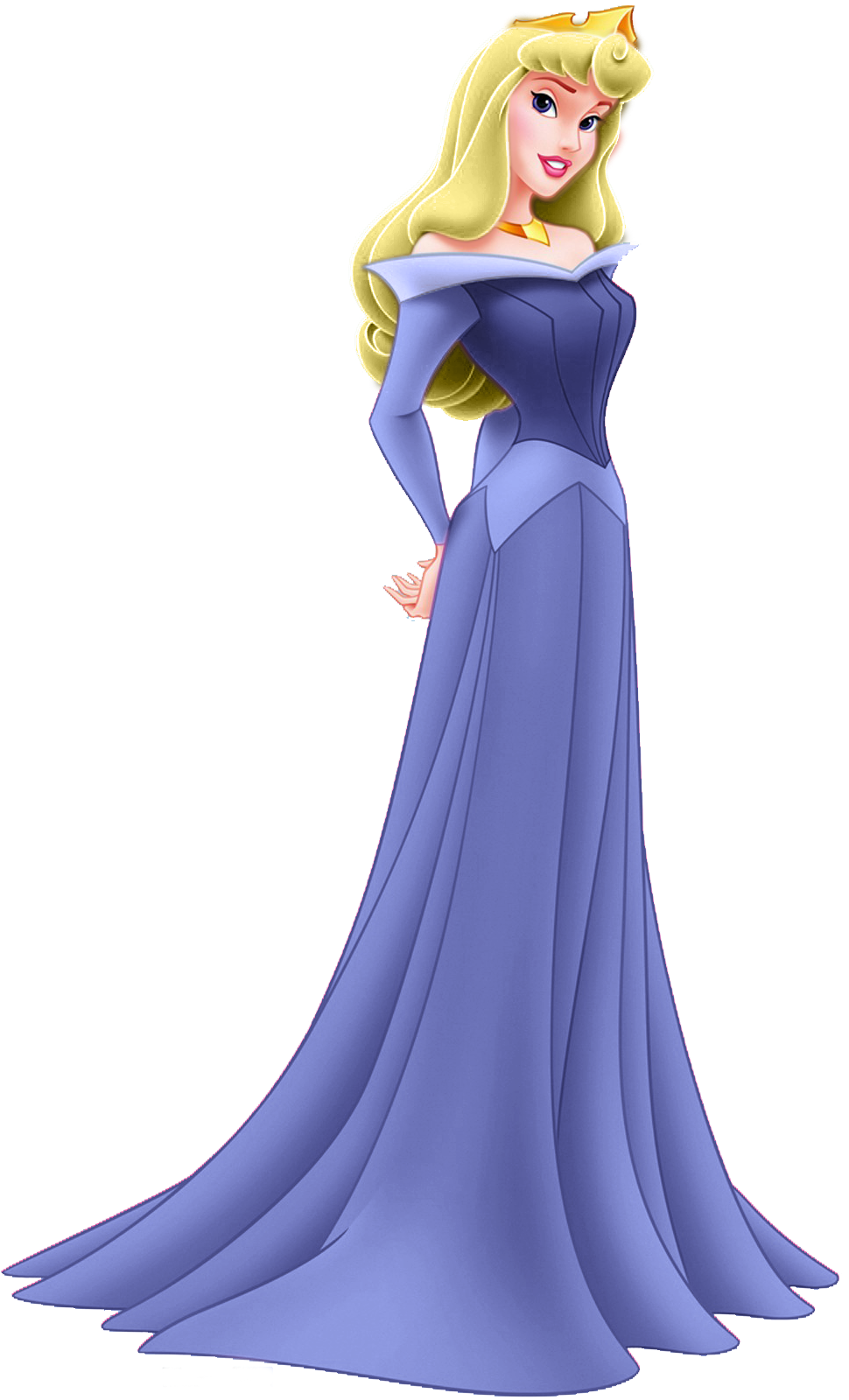 Aurora Briar Rose in her Blue Dress Blank Meme Template