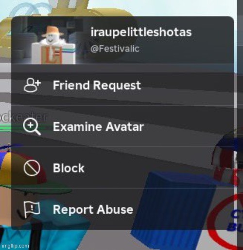 someone get this guy banned | image tagged in roblo | made w/ Imgflip meme maker