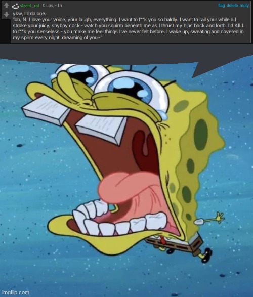 image tagged in cryin spongebob | made w/ Imgflip meme maker