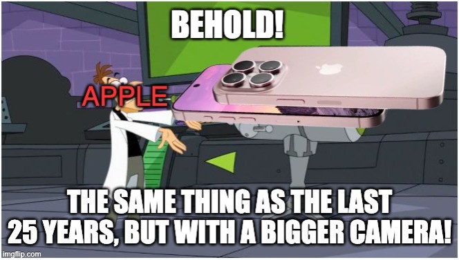 What r we doin? | image tagged in memes,apple,iphone,lack of originality | made w/ Imgflip meme maker