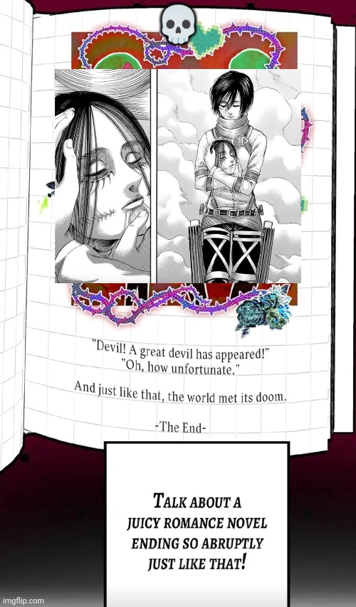 Happy | 💀 | image tagged in manga | made w/ Imgflip meme maker
