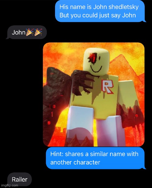 Back when I got my dad to name forsaken characters, decided to include 2 extra texts in this one | image tagged in forsaken,did i post this here before | made w/ Imgflip meme maker