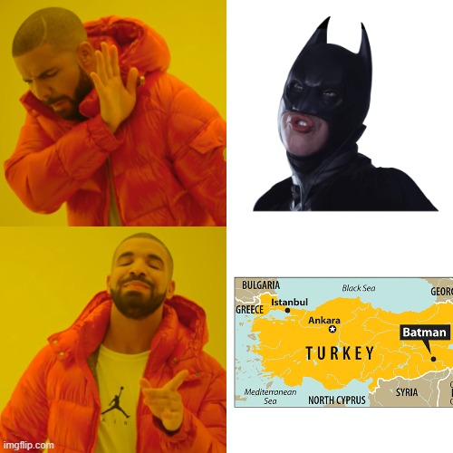I am in Batman!!!! | image tagged in memes,drake hotline bling | made w/ Imgflip meme maker