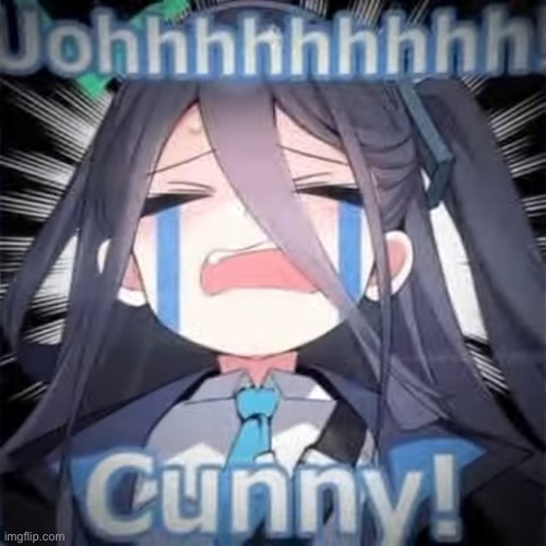 image tagged in blue archive,cunny,crying emoji,shitpost,andrew is not online,i hope | made w/ Imgflip meme maker