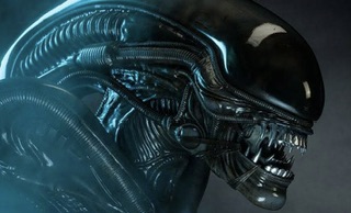 Alien Xenomorph face Blank Meme Template
