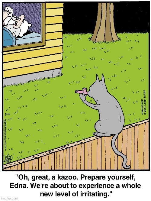 Rubes | image tagged in comics,rubes,cat,kazoo | made w/ Imgflip meme maker