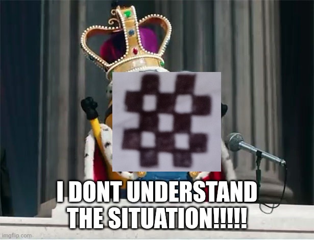 Minions King Bob | I DONT UNDERSTAND THE SITUATION!!!!! | image tagged in minions king bob | made w/ Imgflip meme maker