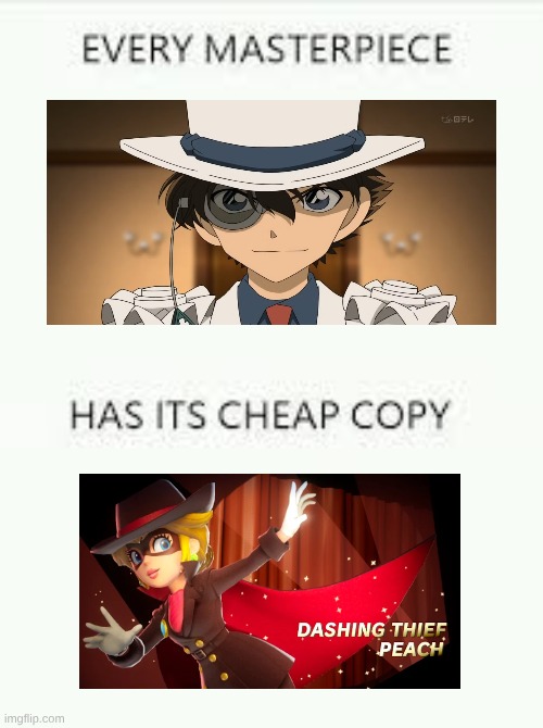 Insert Persona 5 Comparison Here | image tagged in every masterpiece has its cheap copy,memes,persona,persona 5,video games,super mario bros | made w/ Imgflip meme maker