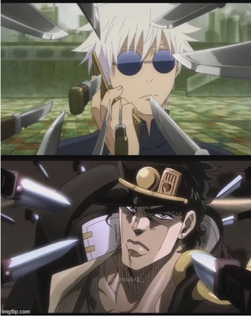 IS THAT A JOJO REFRENCE | made w/ Imgflip meme maker