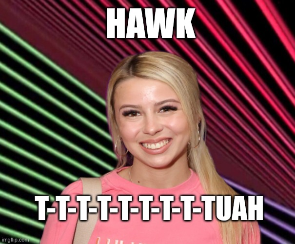 Headroom Glitch | HAWK; T-T-T-T-T-T-T-T-TUAH | image tagged in max headroom,glitch,hawk tuah,did i stutter,spit,yummy | made w/ Imgflip meme maker