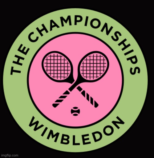 Wimbledon Logo | image tagged in wimbledon,tennis,pop art,logo land,july 2025,brian einersen | made w/ Imgflip meme maker