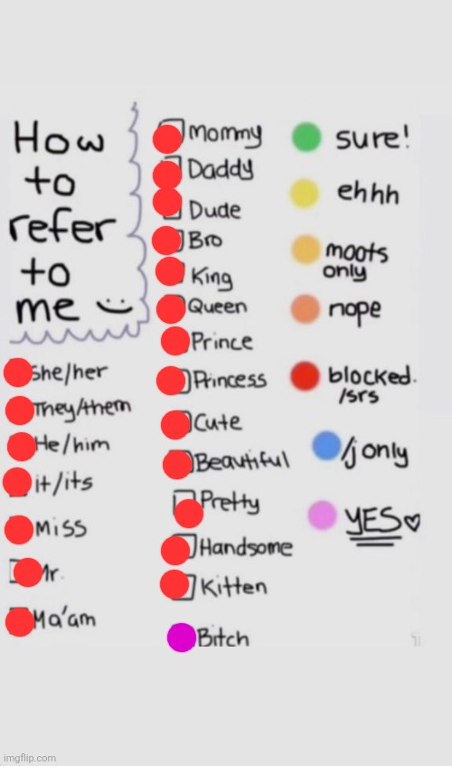 h | image tagged in how to refer to me | made w/ Imgflip meme maker