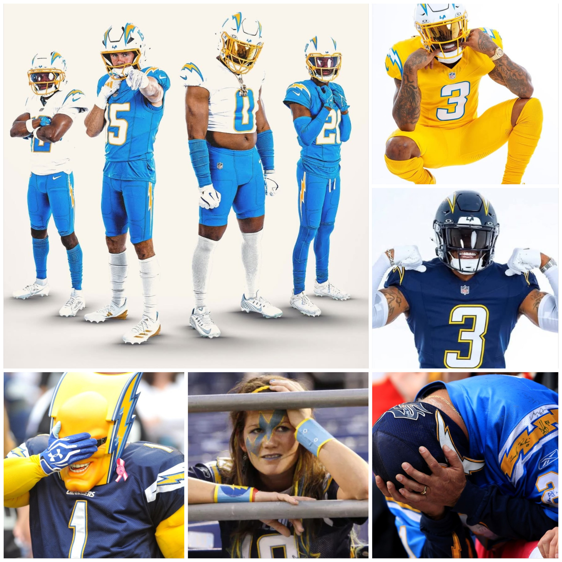 New Charger Uniforms Same Losers Blank Meme Template