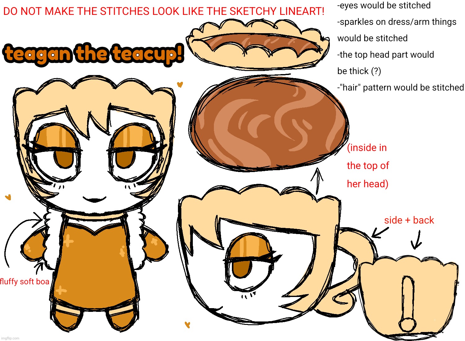 plushie design i made at like 2 am | made w/ Imgflip meme maker