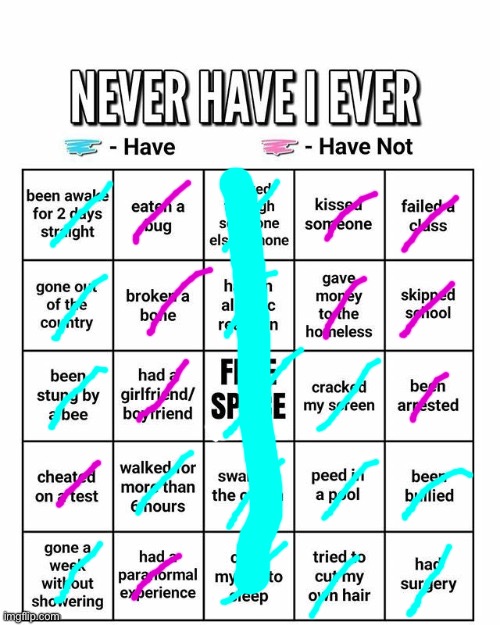 Never have I ever | image tagged in never have i ever | made w/ Imgflip meme maker