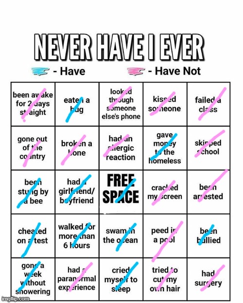 Never have I ever | image tagged in never have i ever | made w/ Imgflip meme maker