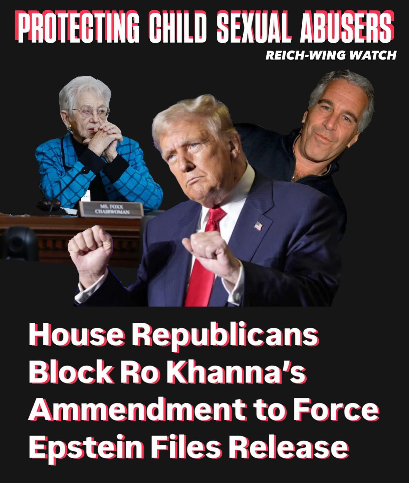 Republicans Don't Want Epstein Files Released Blank Meme Template
