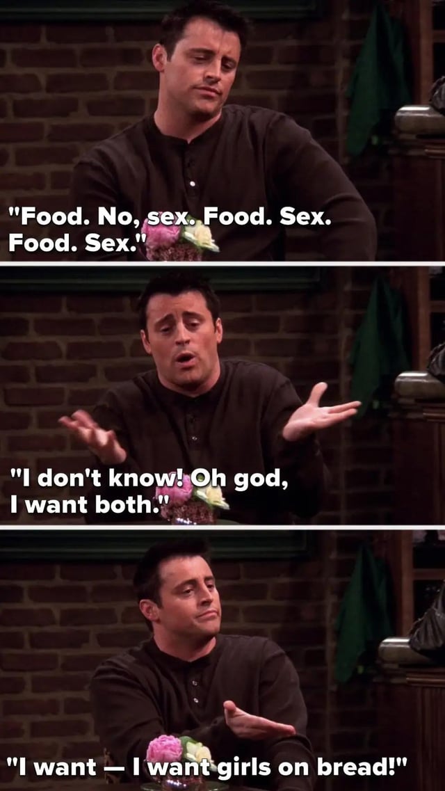 Joey Food or Girls Blank Meme Template