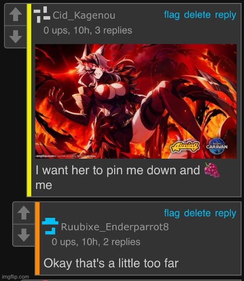 Even Enderparrot isn’t this down bad | made w/ Imgflip meme maker