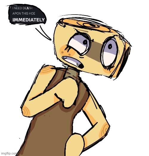 Drew a quote from a different friend as shelly | image tagged in wawa | made w/ Imgflip meme maker
