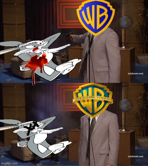 Warner bros killed looney tunes | image tagged in memes,who killed hannibal | made w/ Imgflip meme maker