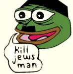 antiseminic pepe Blank Meme Template