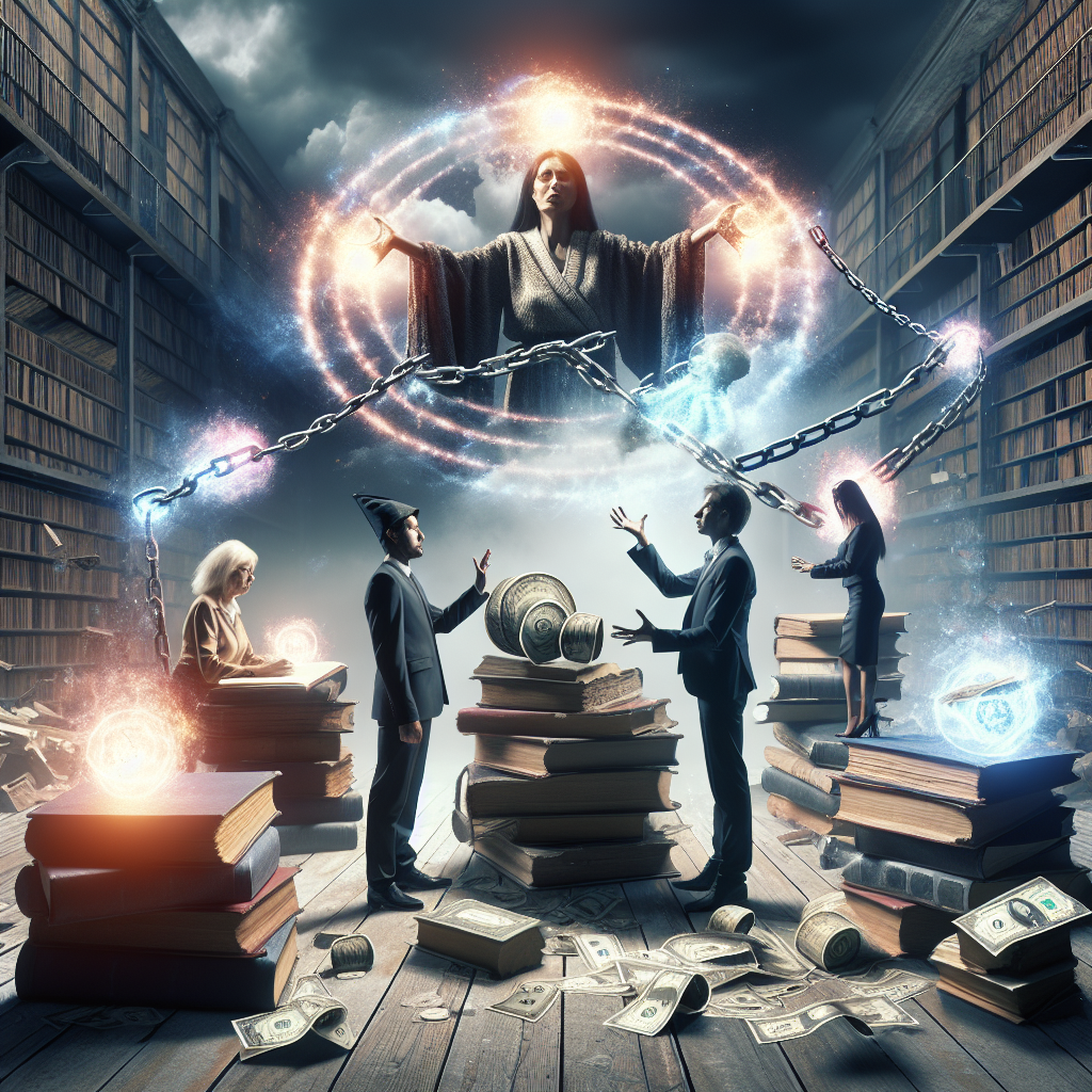 DEBT RELATED, sorcery mind control spells cast, LIBRARIES SEIZED Blank Meme Template