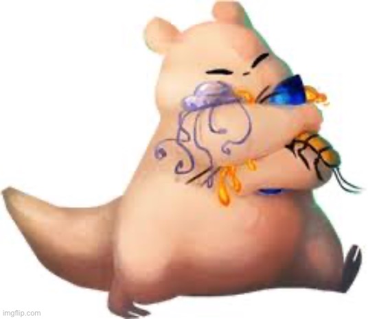 The creature | image tagged in rain world,fatso,cute critter,memes | made w/ Imgflip meme maker