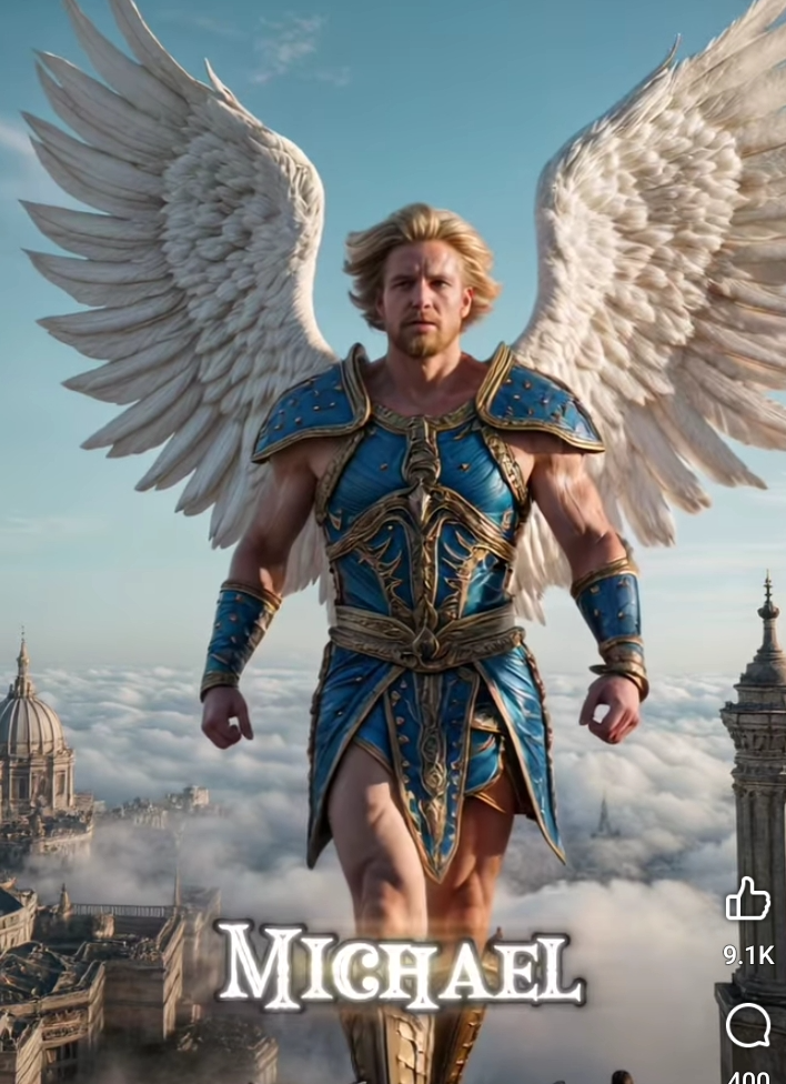 Archangel Michael Blank Meme Template