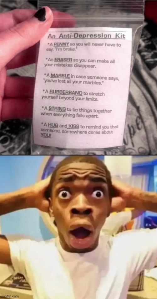 Thanks I’m cured | image tagged in surprised black guy | made w/ Imgflip meme maker