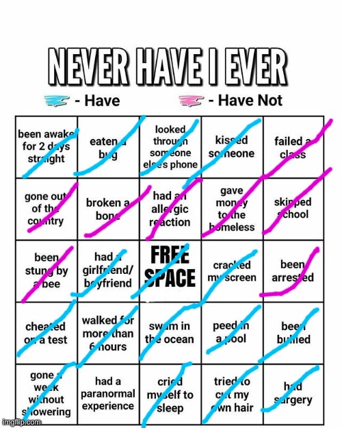 Never have I ever | image tagged in never have i ever | made w/ Imgflip meme maker