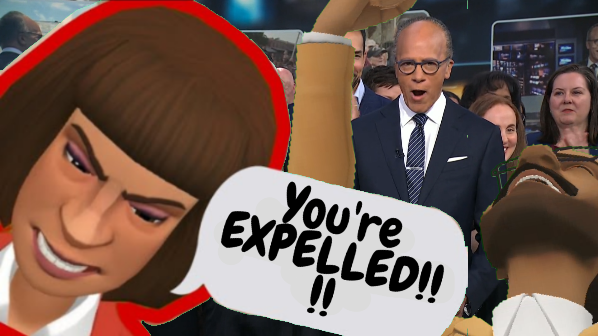 YOU'RE EXPELLED!!!!!!! Blank Meme Template