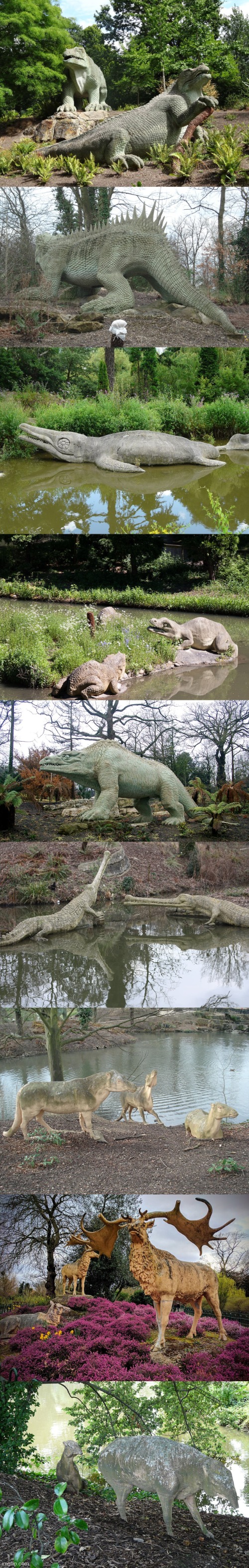 Crystal Palace Prehistoric Creatures.mp3 | image tagged in crystal palace | made w/ Imgflip meme maker