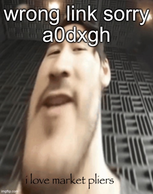 market pliers | wrong link sorry
a0dxgh | image tagged in market pliers | made w/ Imgflip meme maker